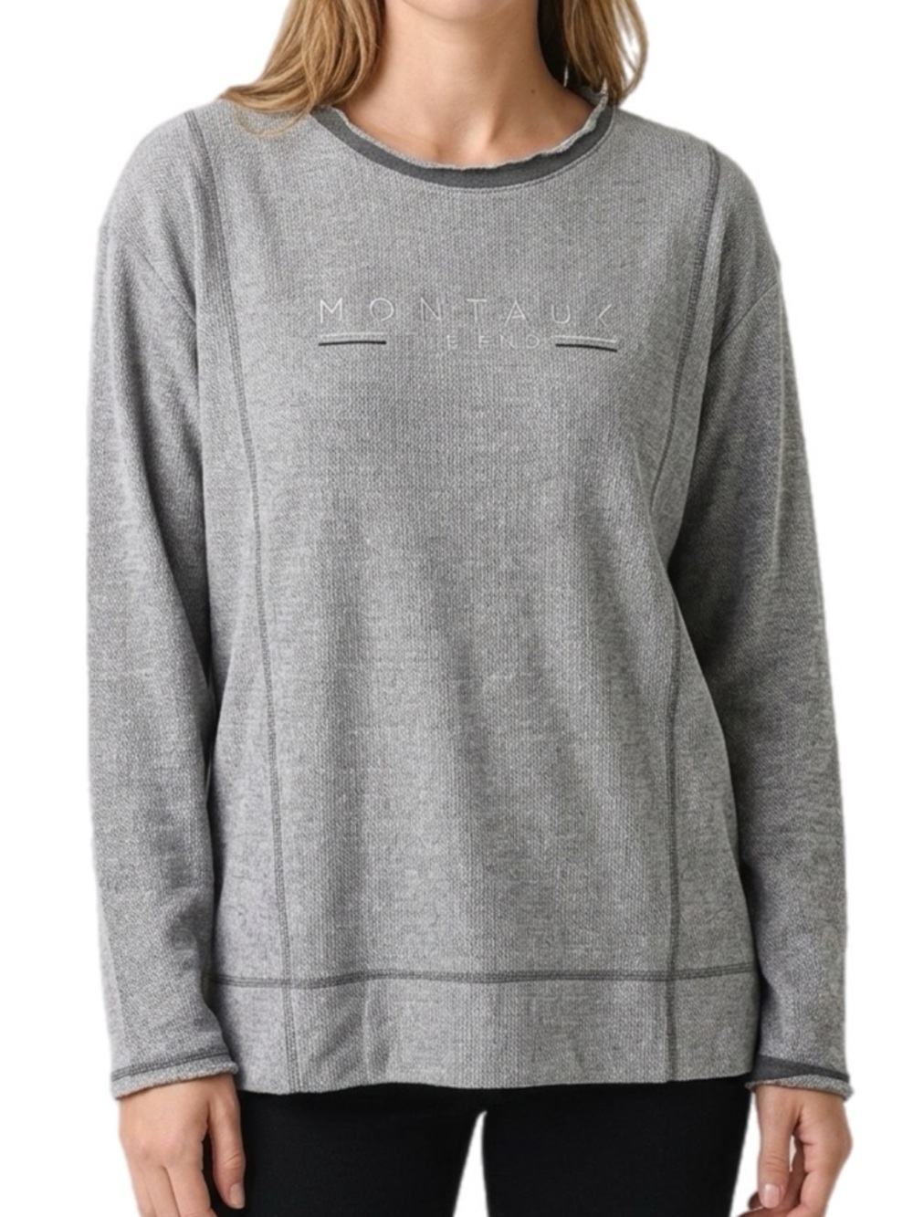 Gear For Sports Women's Heather Gray Crewneck Pullover